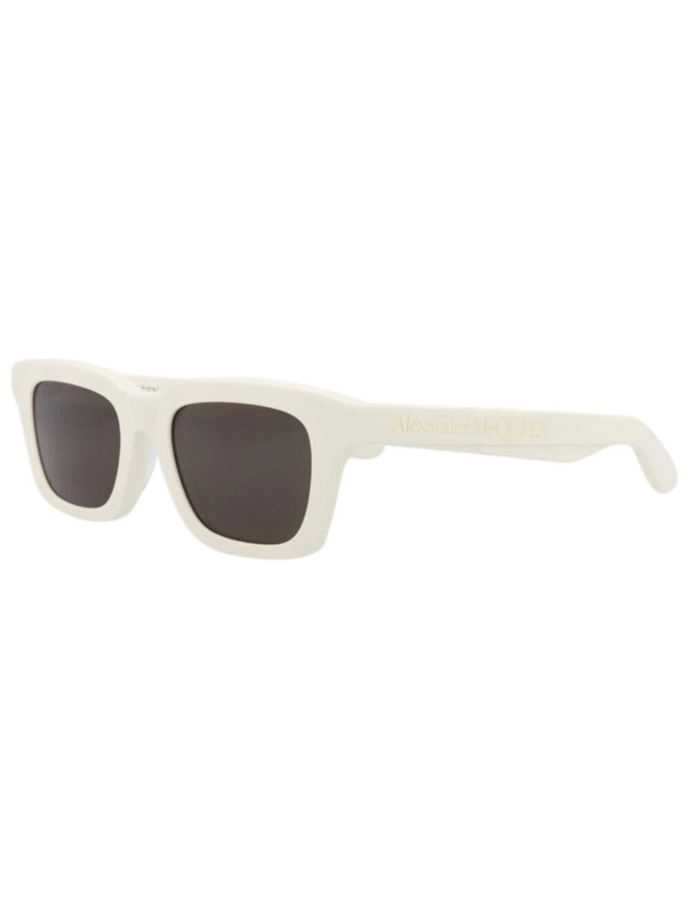 New Alexander McQueen Women's Sunglasses Square Rectangle Recycled Acetate Frame